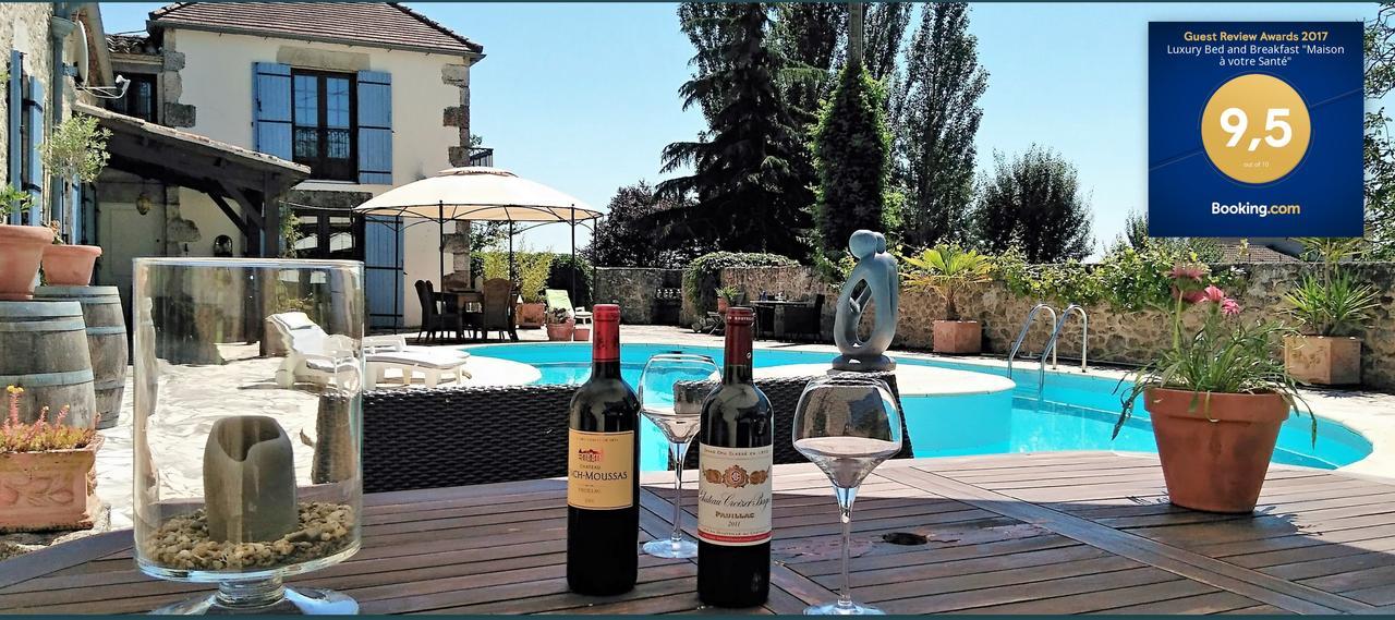 Savignac-de-Duras Luxury B&B Maison A Votre Sante, In Bordeaux Wine Region מראה חיצוני תמונה
